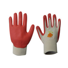 Red Latex Coated Work Glove